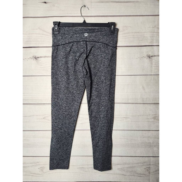Tuff Athletics Womens Leggings Pants Gray Low Rise Stretch Space Dye S - Picture 2 of 7